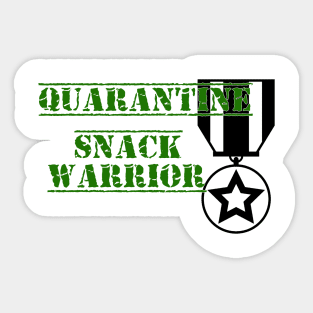 Quarantine Snack Warrior Sticker